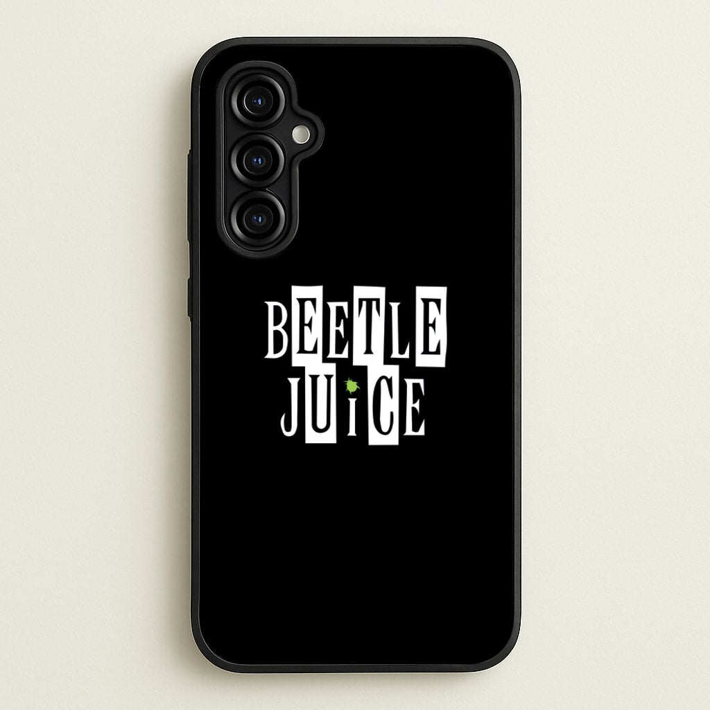 Text - Beetle Halloween - Halloween Phone Case for Galaxy A54