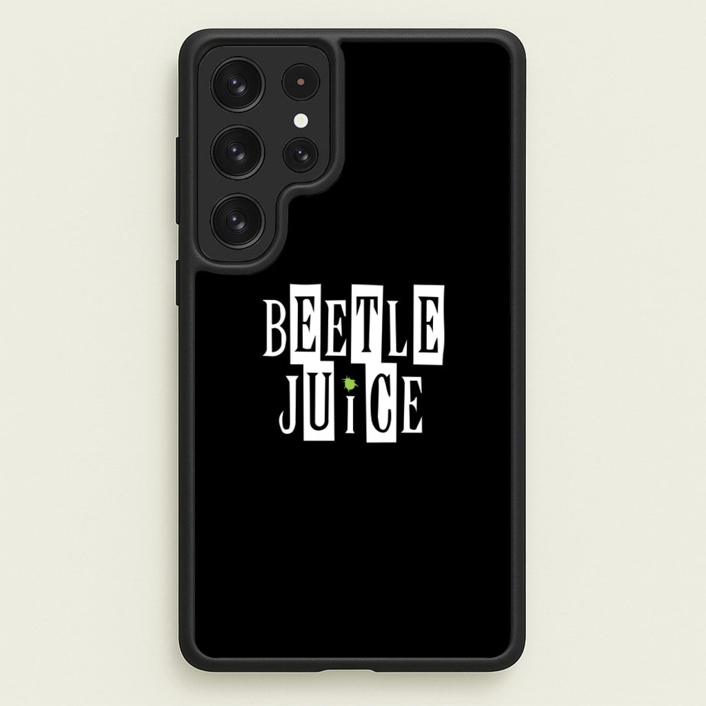 Text - Beetle Halloween - Halloween Phone Case for Galaxy S23 Ultra