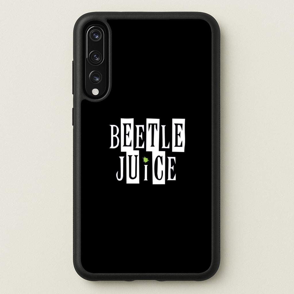 Text - Beetle Halloween - Halloween Phone Case for Huawei P20 Pro