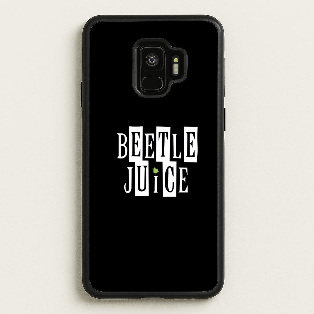 Text - Beetle Halloween - Halloween Phone Case for Galaxy S9