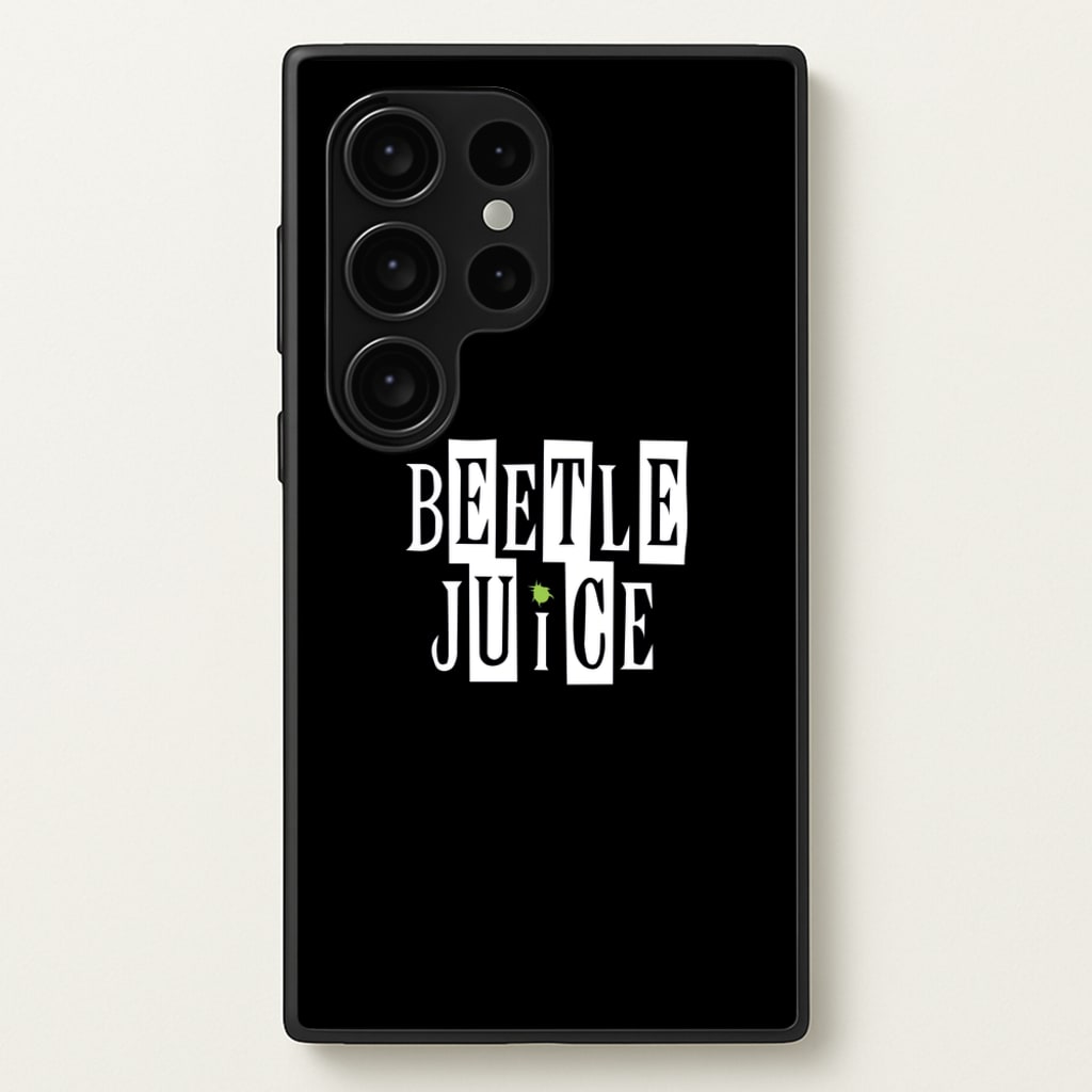 Text - Beetle Halloween - Halloween Phone Case for Galaxy S24 Ultra