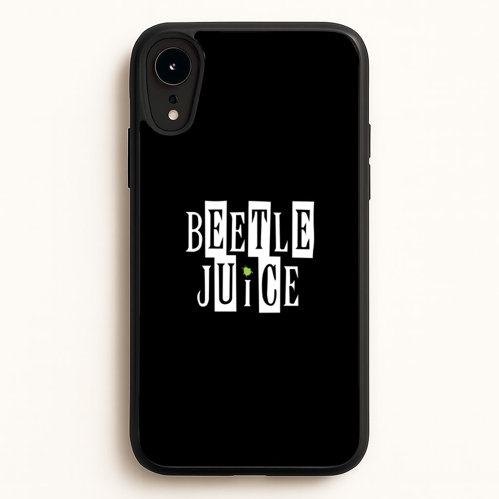 Text - Beetle Halloween - Halloween Phone Case for iPhone XR