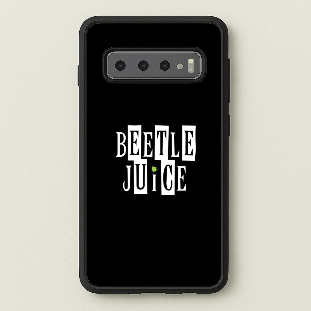 Text - Beetle Halloween - Halloween Phone Case for Galaxy S10
