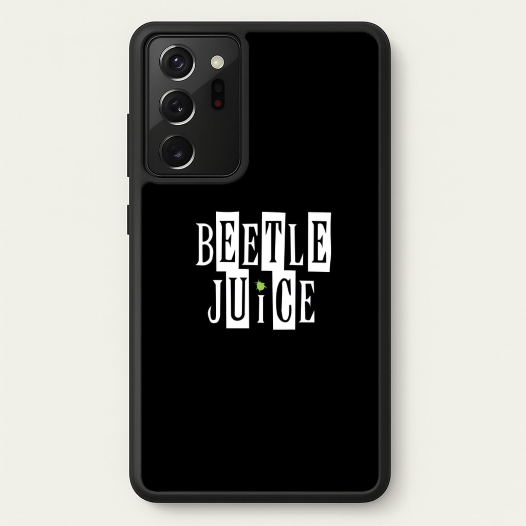 Text - Beetle Halloween - Halloween Phone Case for Galaxy Note 20 Ultra