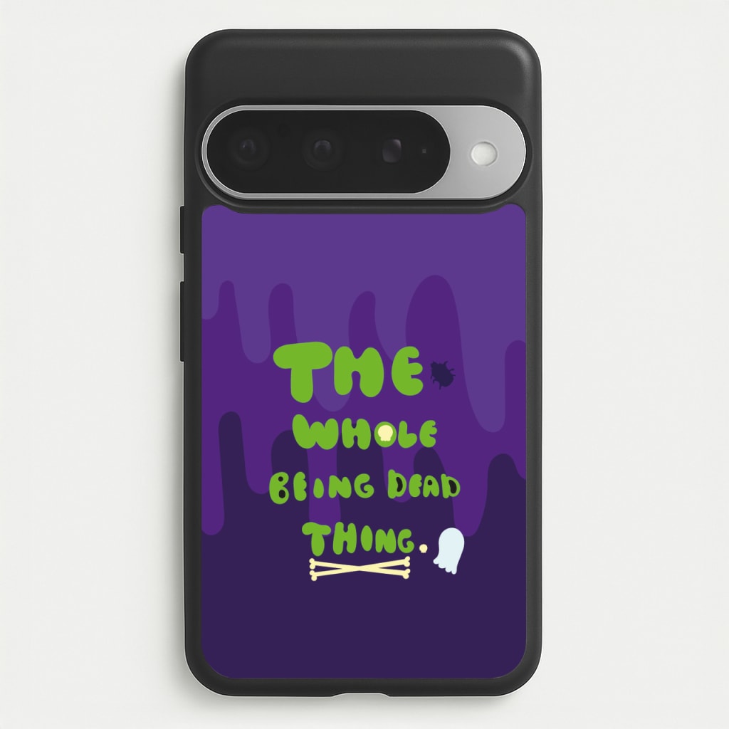 The Whole Being Dead Thing - Beetle Halloween Phone Case for Google Pixel 10 Pro XL