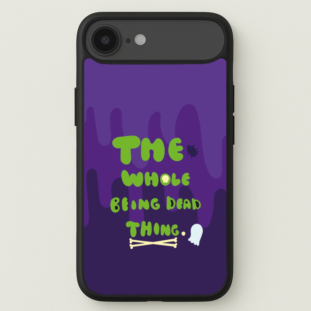 The Whole Being Dead Thing - Beetle Halloween Phone Case for iPhone 17 Air