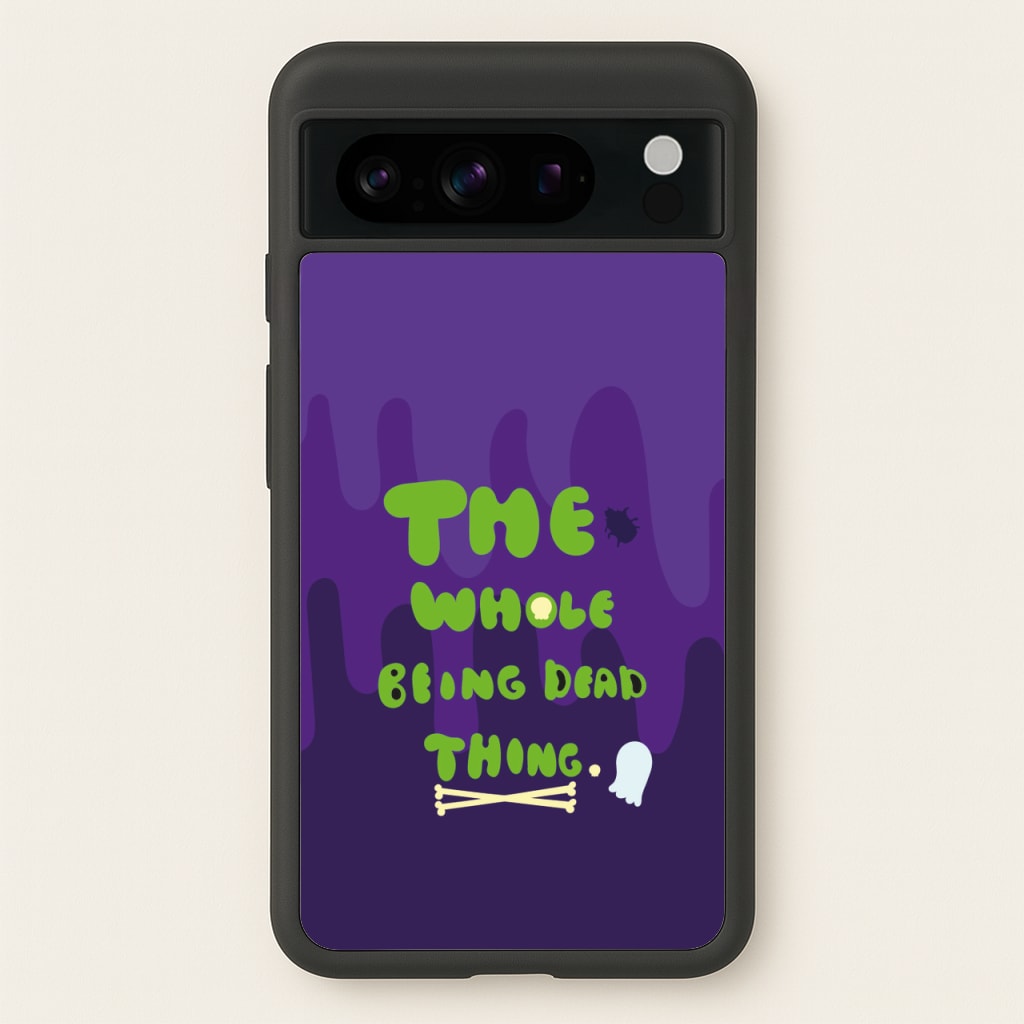The Whole Being Dead Thing - Beetle Halloween - Halloween Phone Case for Google Pixel 8 Pro