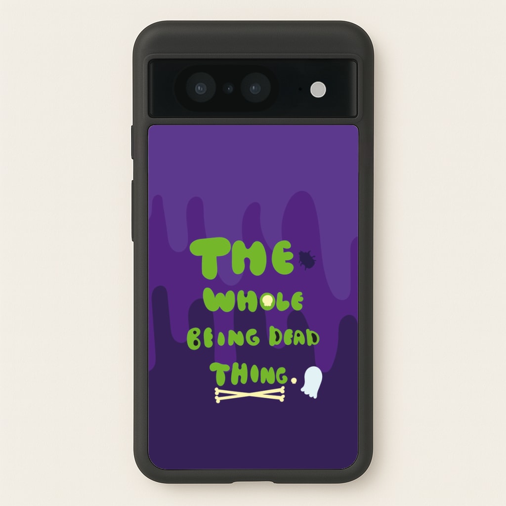 The Whole Being Dead Thing - Beetle Halloween - Halloween Phone Case for Google Pixel 8