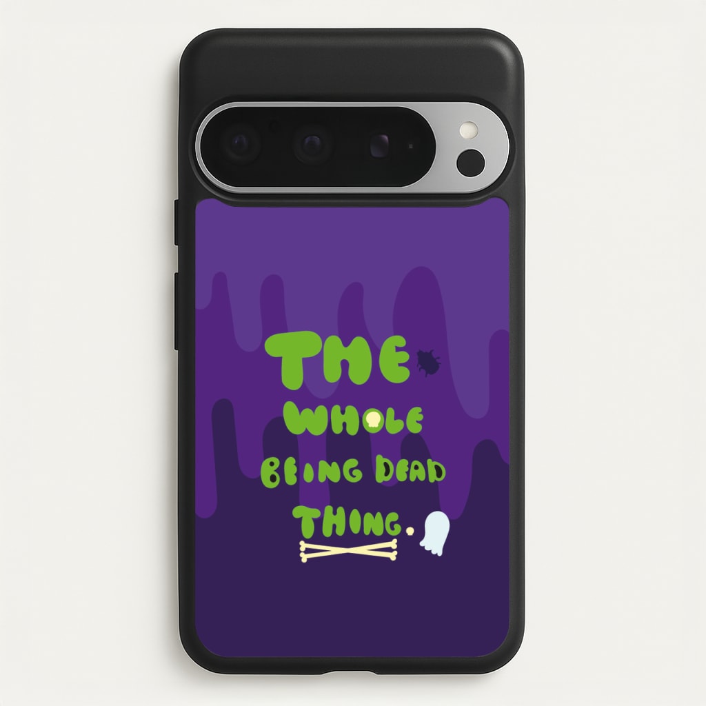 The Whole Being Dead Thing - Beetle Halloween - Halloween Phone Case for Google Pixel 9 Pro XL