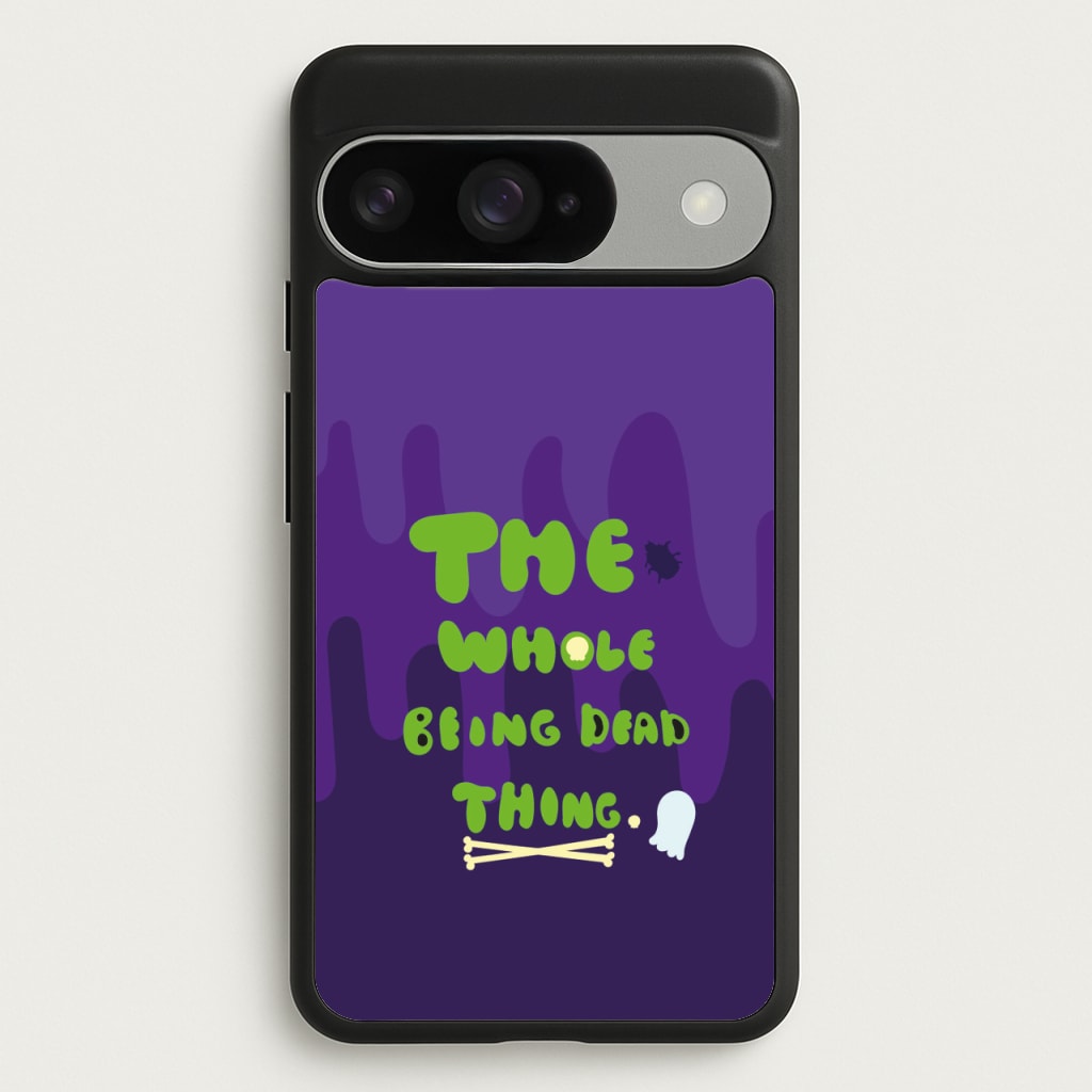 The Whole Being Dead Thing - Beetle Halloween Phone Case for Google Pixel 10 / 10 Pro