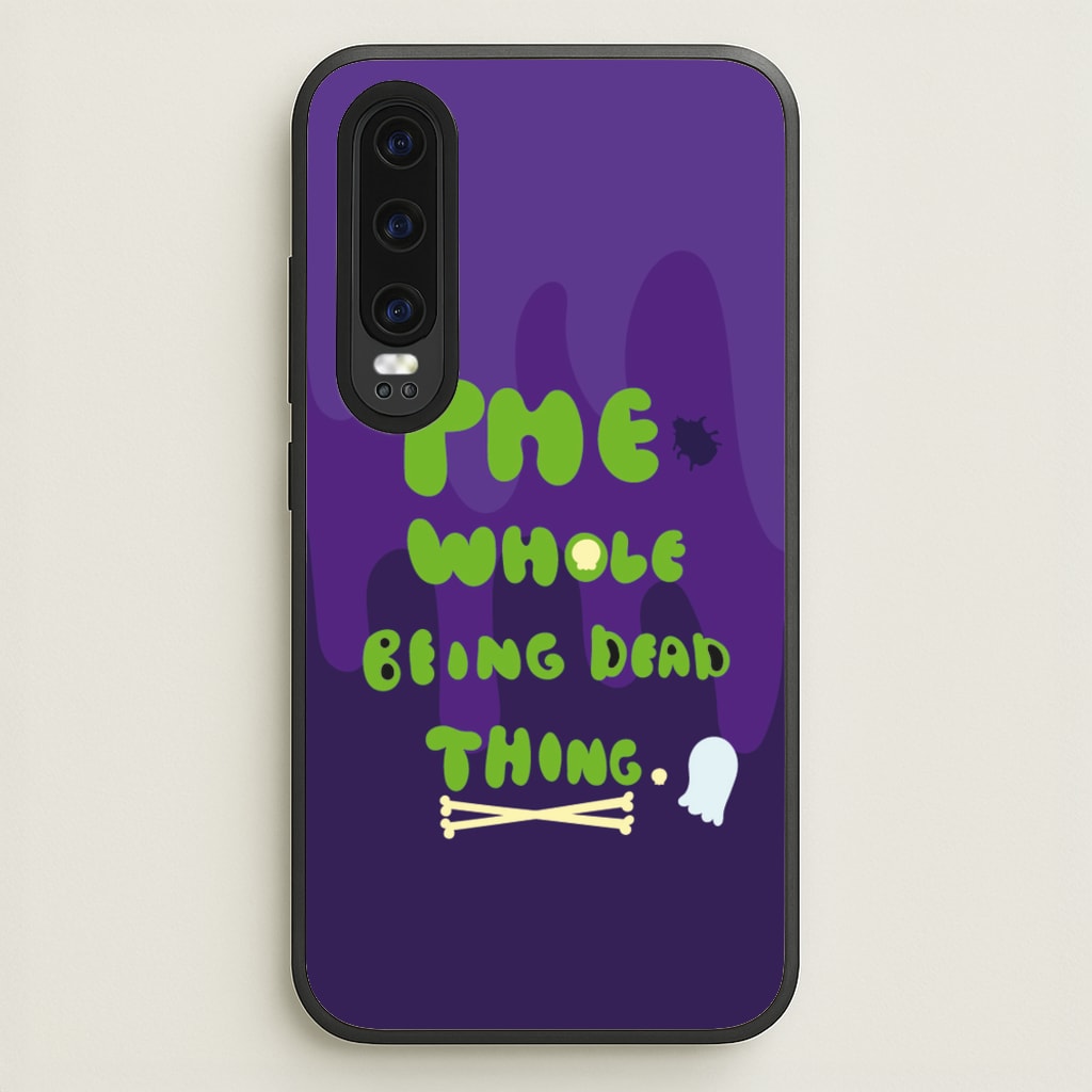 The Whole Being Dead Thing - Beetle Halloween - Halloween Phone Case for Huawei P30