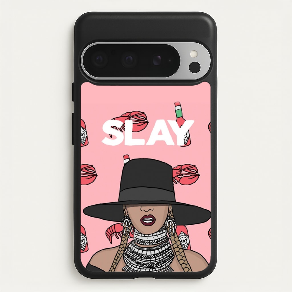 Slay - Queen B Cartoon - Beyonce Phone Case for Google Pixel 9 Pro XL