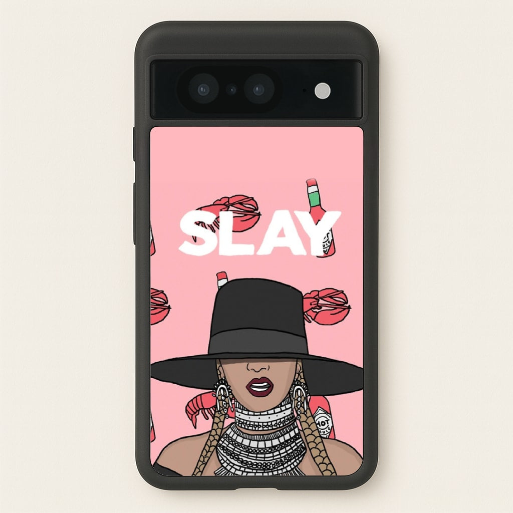 Slay - Queen B Cartoon - Beyonce Phone Case for Google Pixel 8