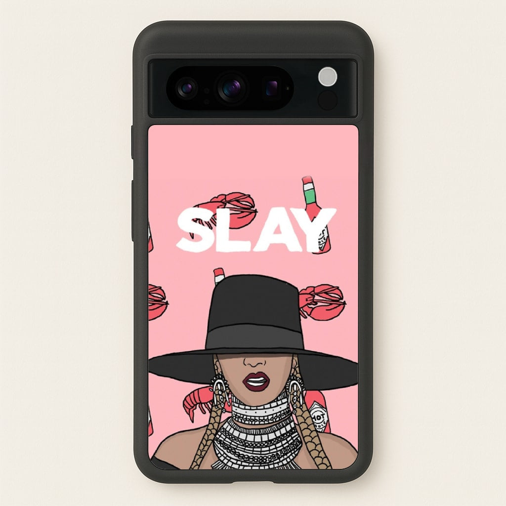 Slay - Queen B Cartoon - Beyonce Phone Case for Google Pixel 8 Pro