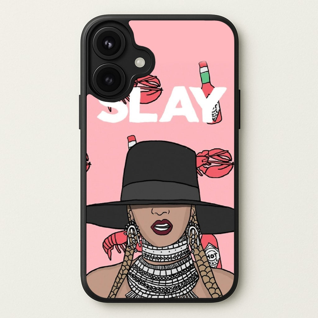 Slay - Queen B Cartoon Phone Case for iPhone 17