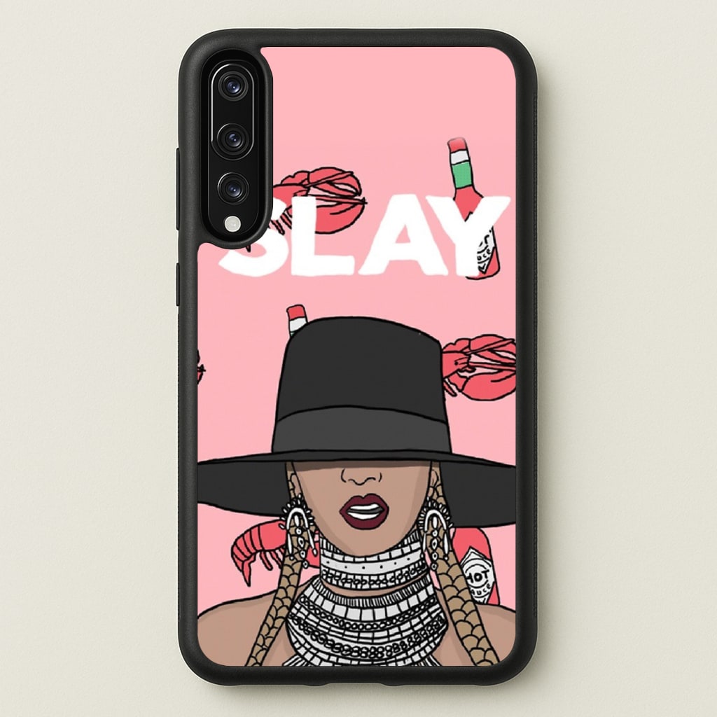 Slay - Queen B Cartoon - Beyonce Phone Case for Huawei P20 Pro