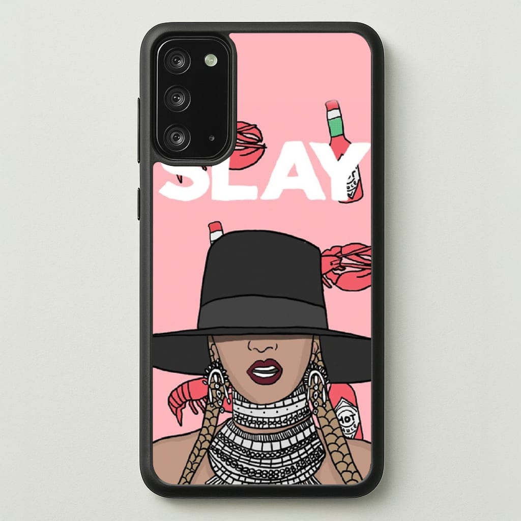 Slay - Queen B Cartoon - Beyonce Phone Case for Galaxy Note 20
