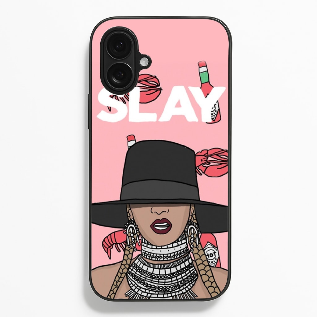 Slay - Queen B Cartoon - Beyonce Phone Case for iPhone 16 Plus