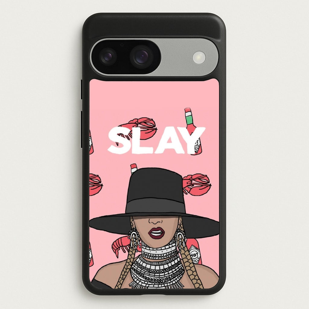 Slay - Queen B Cartoon - Beyonce Phone Case for Google Pixel 9 / 9 Pro