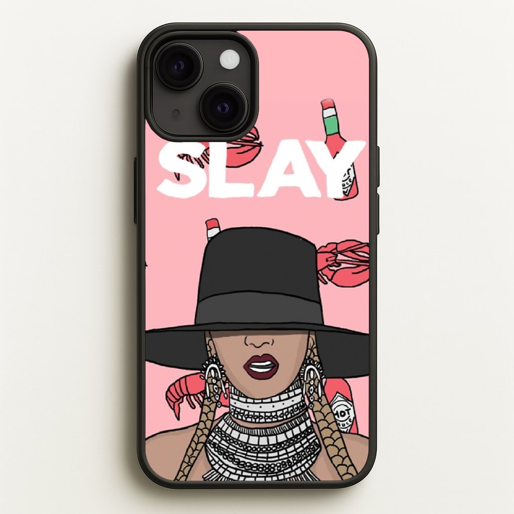 Slay - Queen B Cartoon - Beyonce Phone Case for iPhone 13 Mini