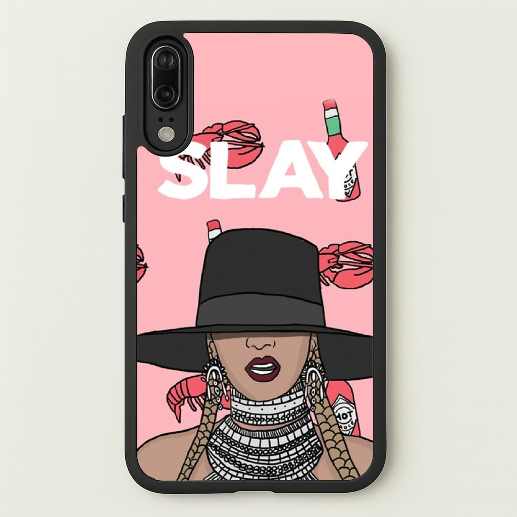 Slay - Queen B Cartoon - Beyonce Phone Case for Huawei P20