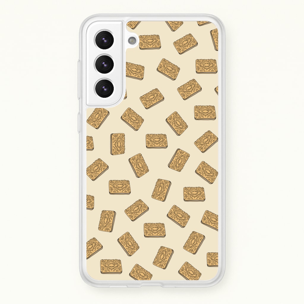 Custard Creams - Biscuits Patterns - Biscuits Patterns Phone Case for Galaxy S22 Plus