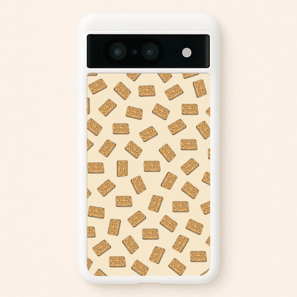 Custard Creams - Biscuits Patterns - Biscuits Patterns Phone Case for Google Pixel 8