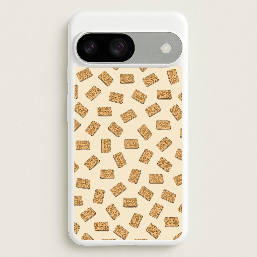 Custard Creams - Biscuits Patterns - Biscuits Patterns Phone Case for Google Pixel 9 / 9 Pro