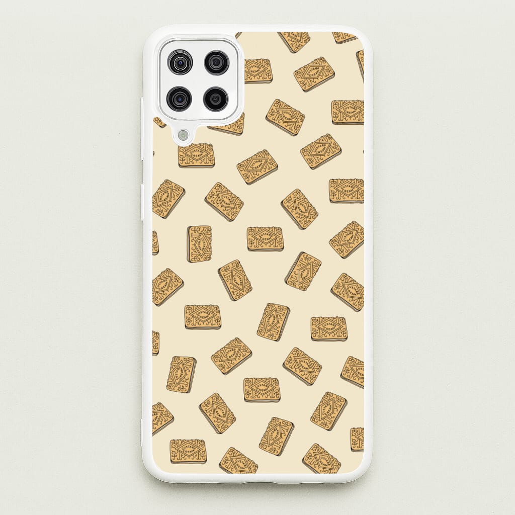 Custard Creams - Biscuits Patterns - Biscuits Patterns Phone Case for Galaxy A12