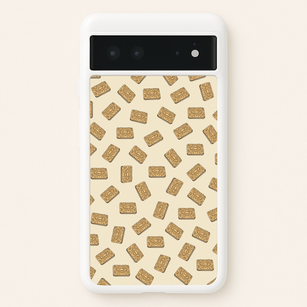 Custard Creams - Biscuits Patterns - Biscuits Patterns Phone Case for Google Pixel 6