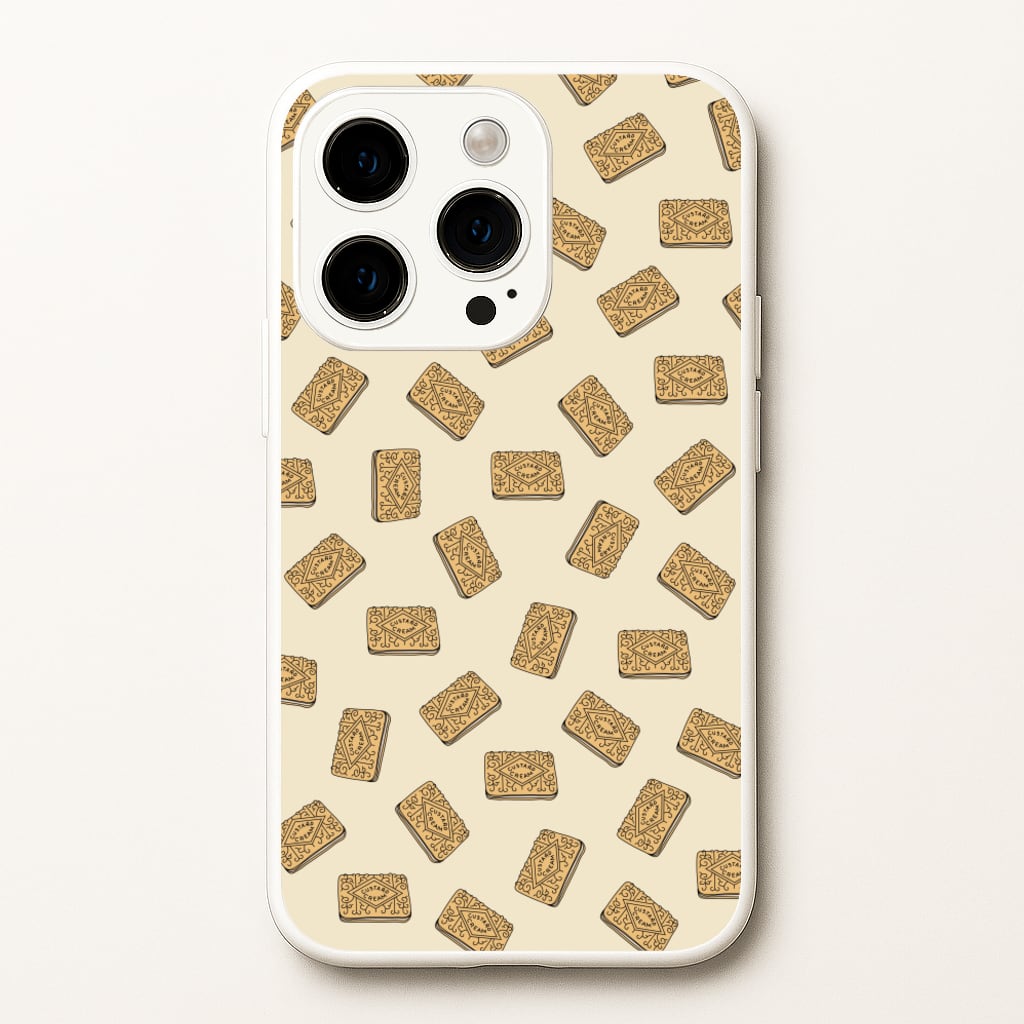 Custard Creams - Biscuits Patterns - Biscuits Patterns Phone Case for iPhone 14 Pro