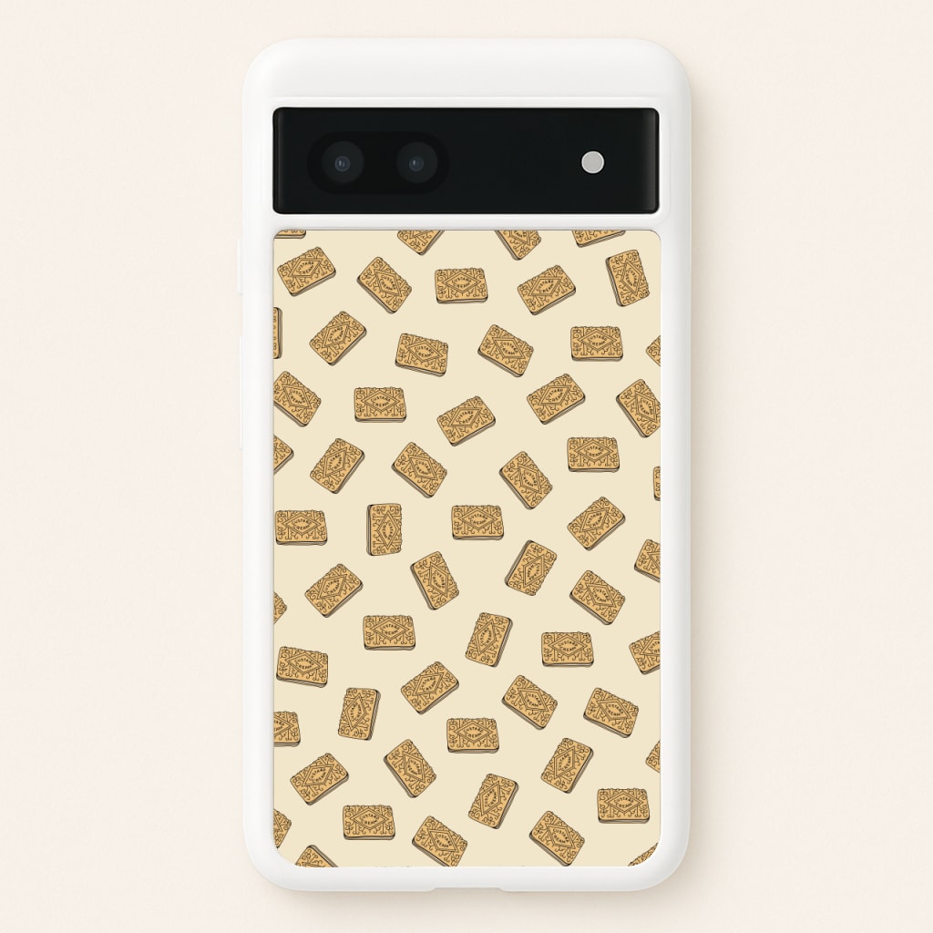 Custard Creams - Biscuits Patterns - Biscuits Patterns Phone Case for Google Pixel 7a