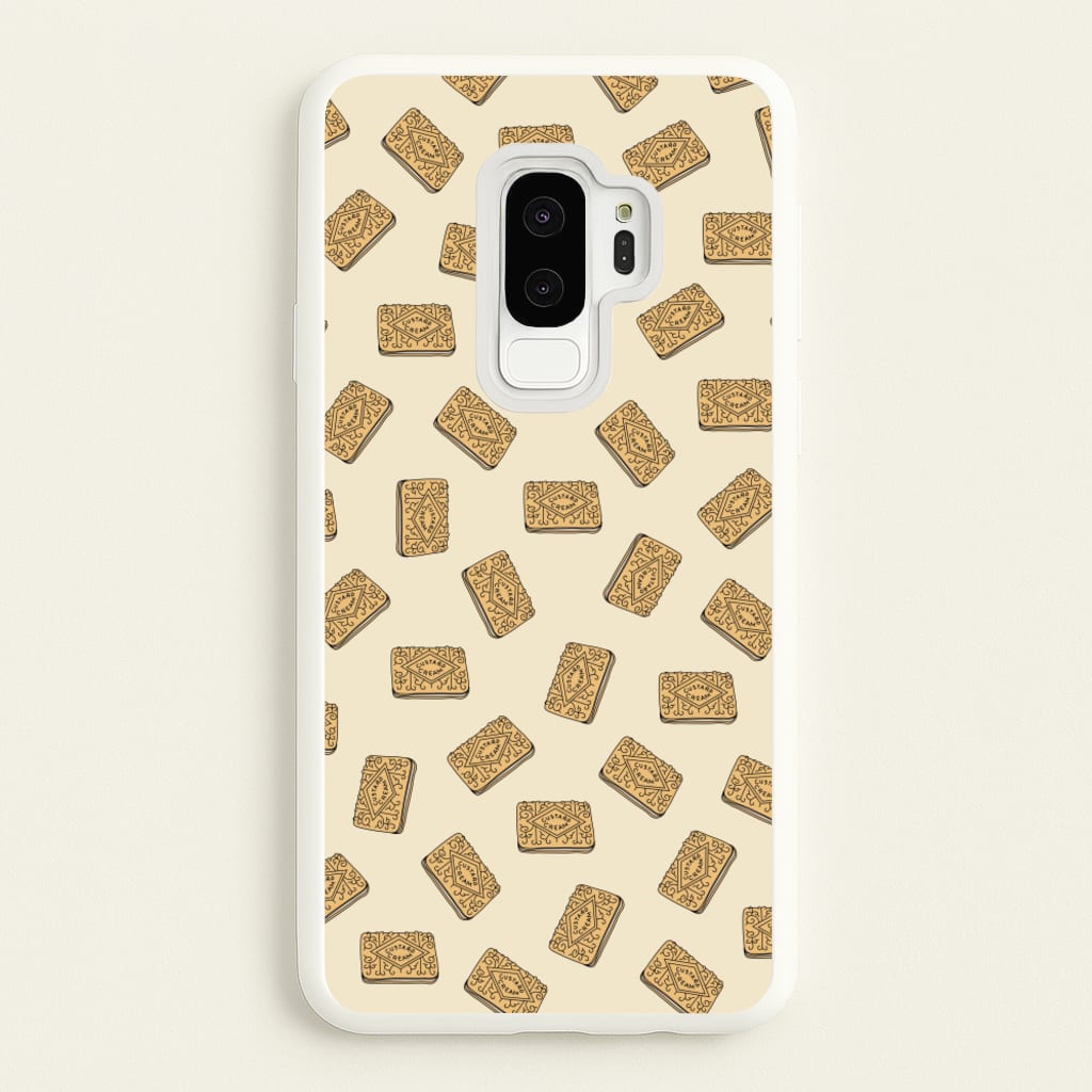 Custard Creams - Biscuits Patterns - Biscuits Patterns Phone Case for Galaxy S9 Plus