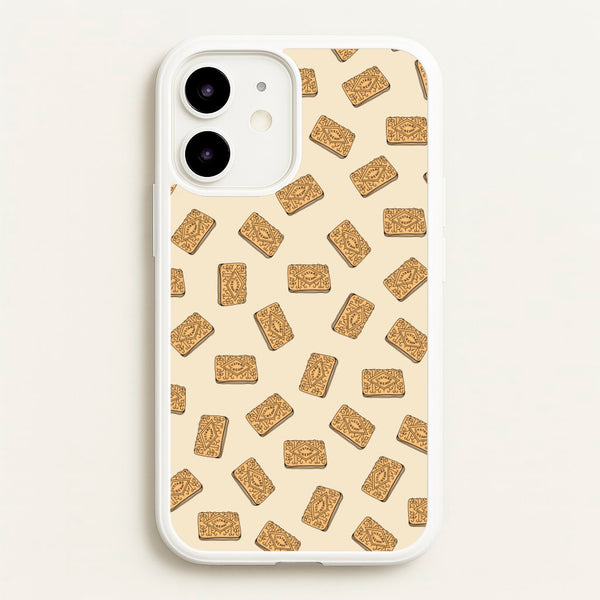 Custard Creams - Biscuits Patterns - Biscuits Patterns Phone Case for iPhone 12 Mini