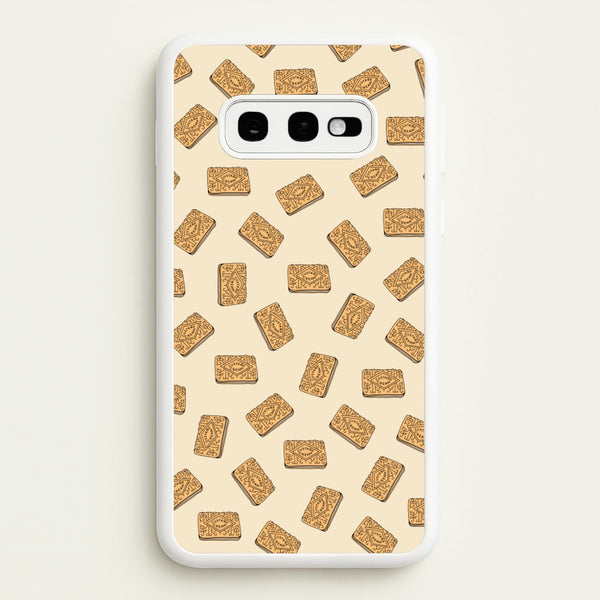 Custard Creams - Biscuits Patterns - Biscuits Patterns Phone Case for Galaxy S10e