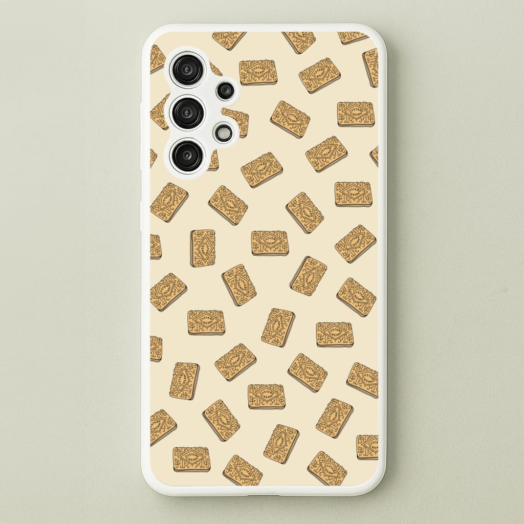 Custard Creams - Biscuits Patterns - Biscuits Patterns Phone Case for Galaxy A13