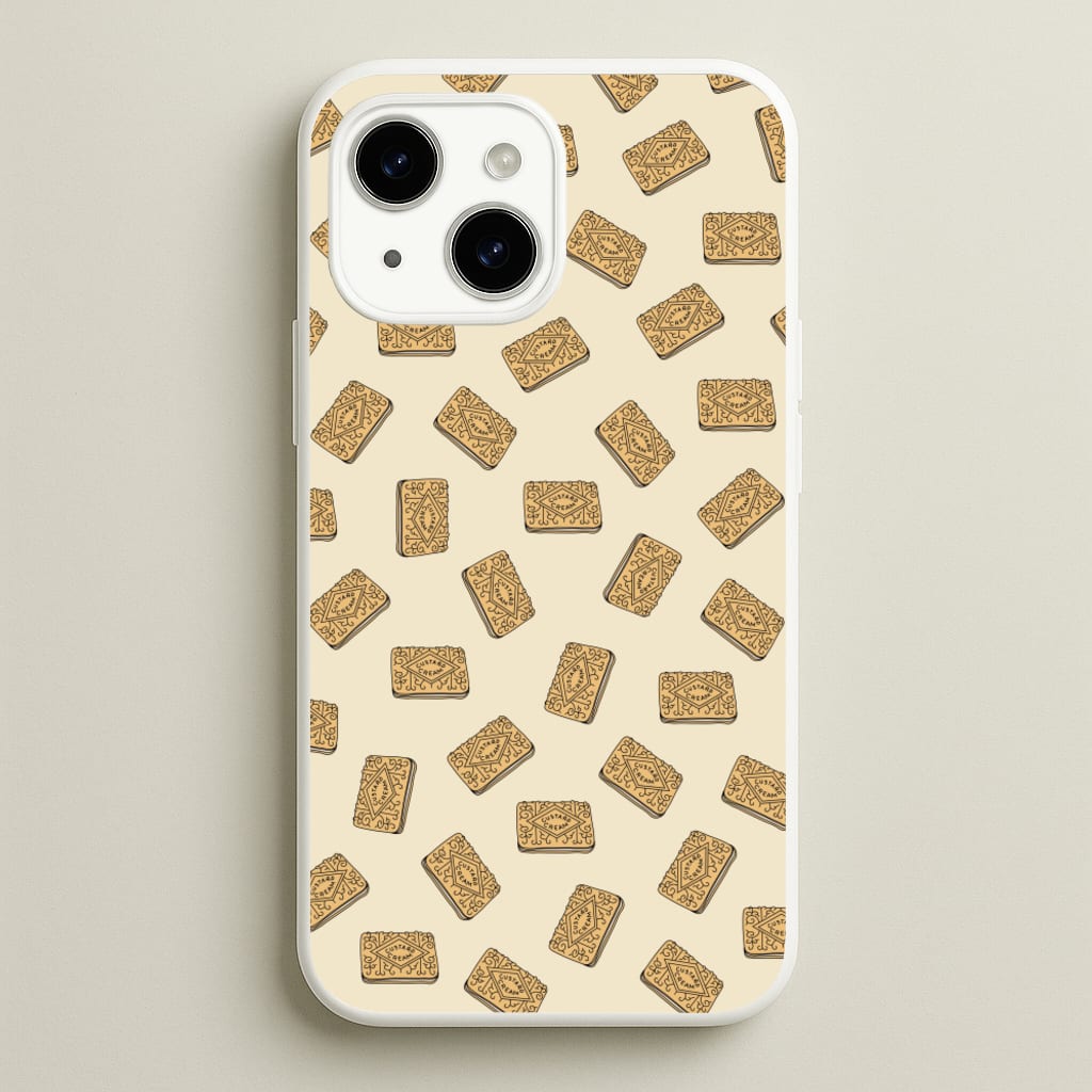 Custard Creams - Biscuits Patterns - Biscuits Patterns Phone Case for iPhone 14