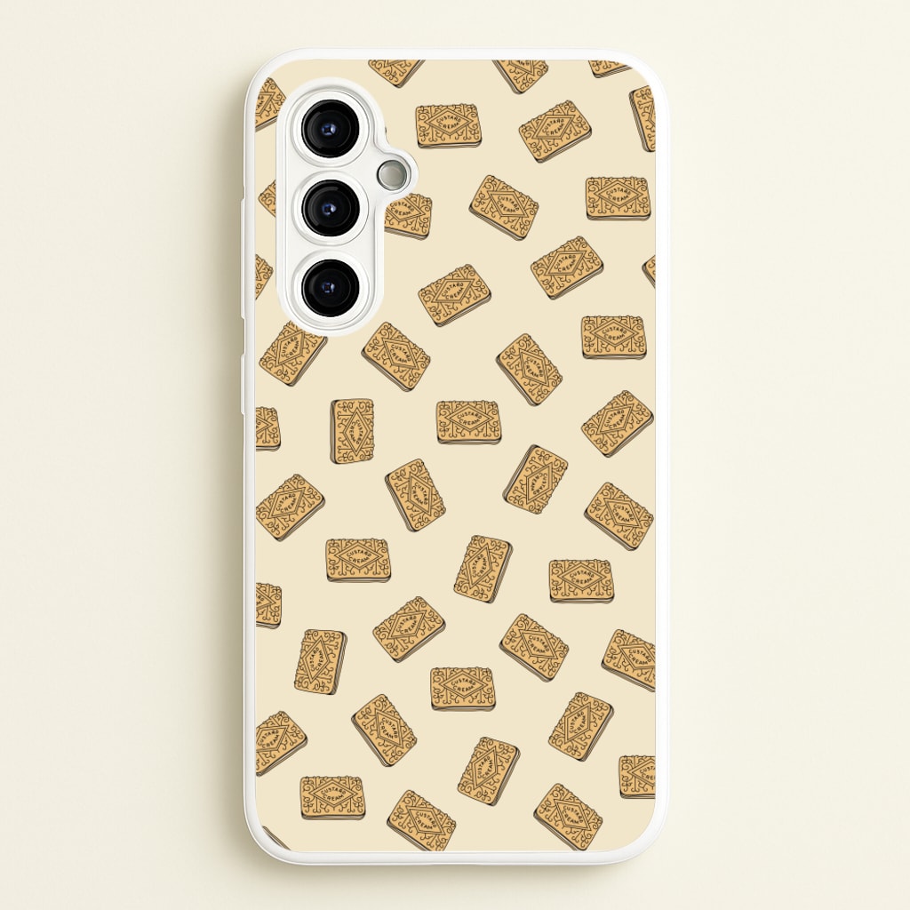Custard Creams - Biscuits Patterns - Biscuits Patterns Phone Case for Galaxy A54