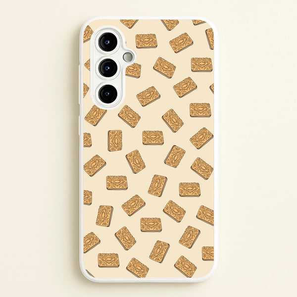 Custard Creams - Biscuits Patterns - Biscuits Patterns Phone Case for Galaxy A54