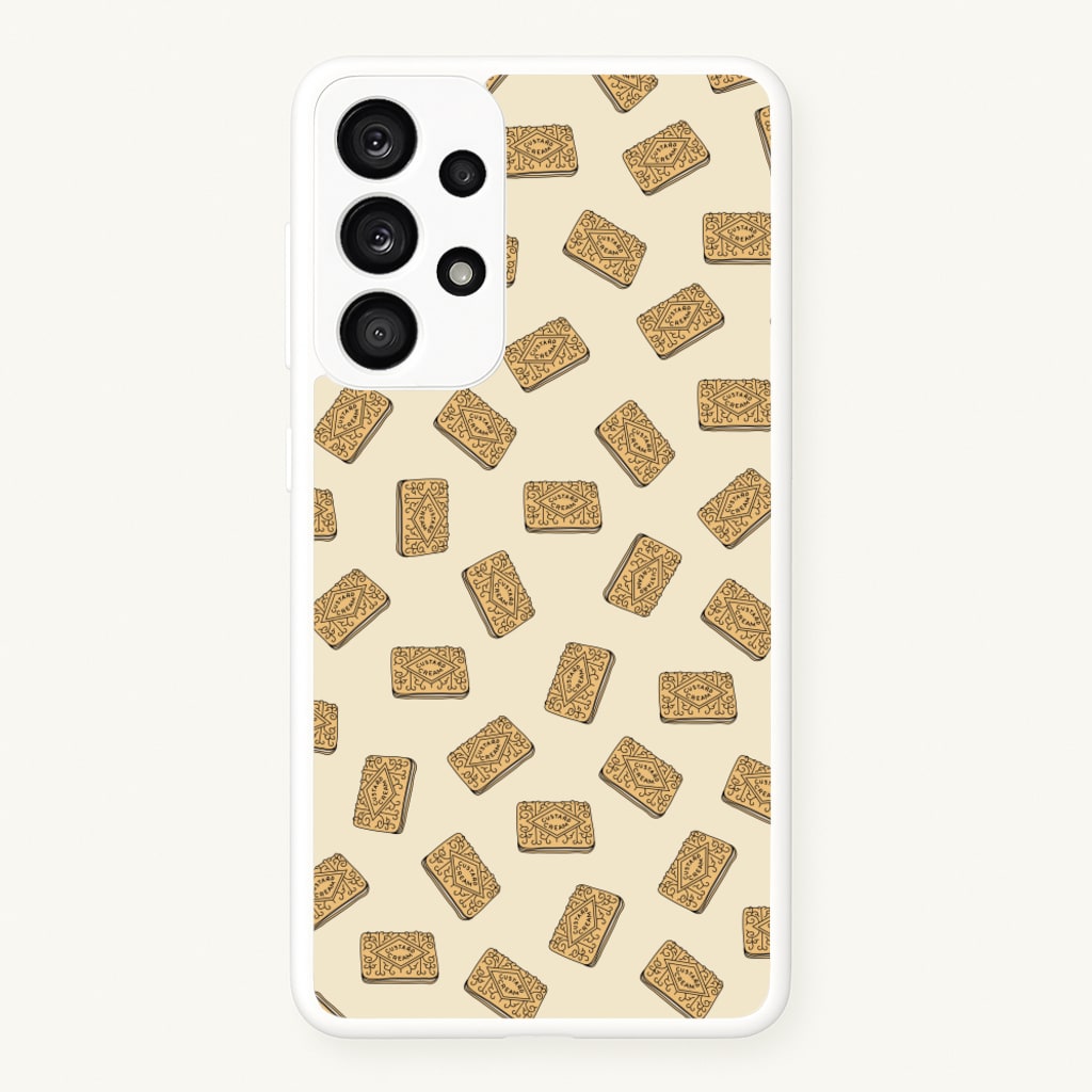 Custard Creams - Biscuits Patterns - Biscuits Patterns Phone Case for Galaxy A33
