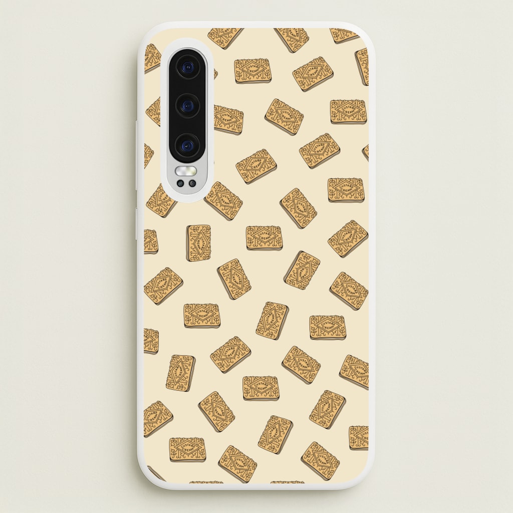 Custard Creams - Biscuits Patterns - Biscuits Patterns Phone Case for Huawei P30