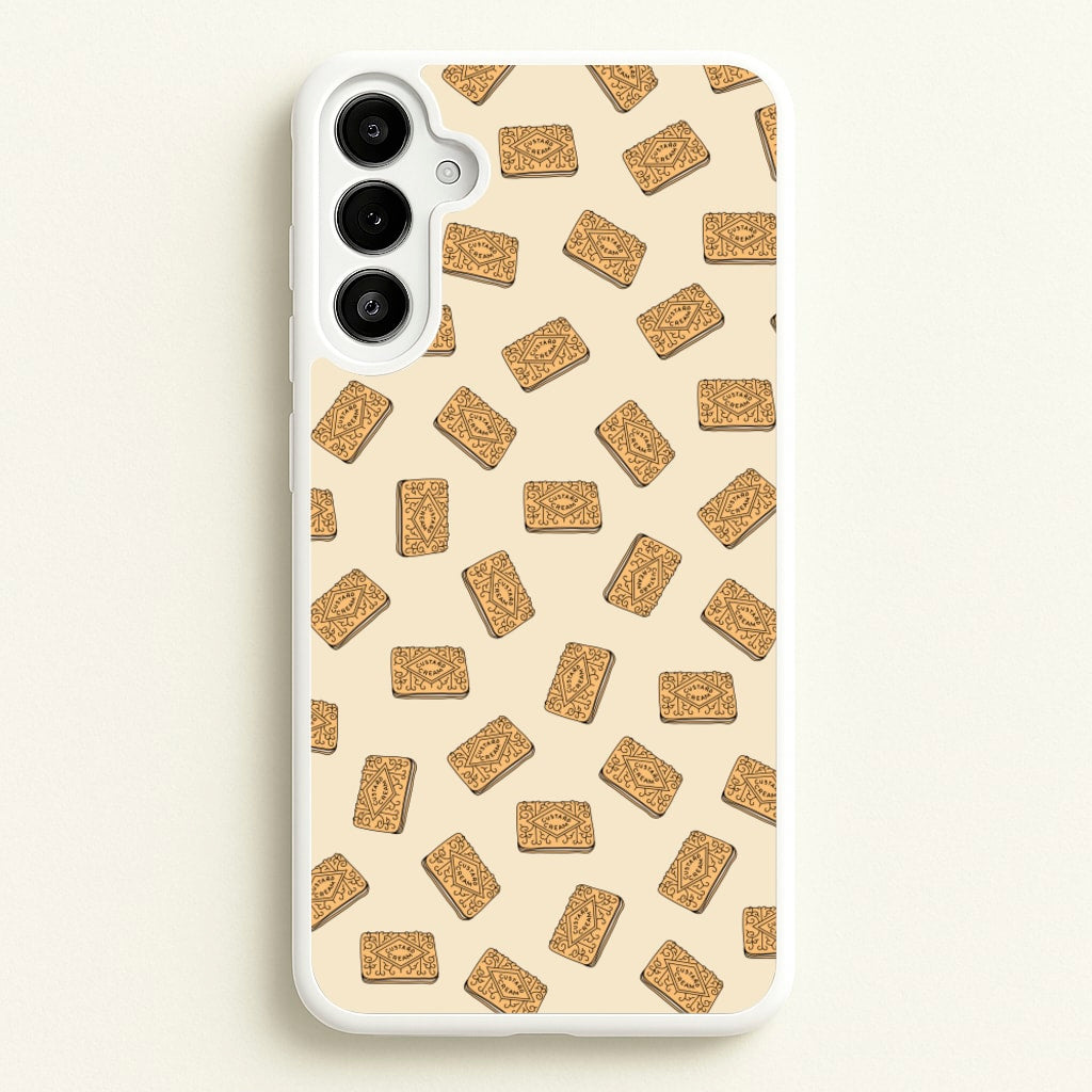 Custard Creams - Biscuits Patterns - Biscuits Patterns Phone Case for Galaxy A34