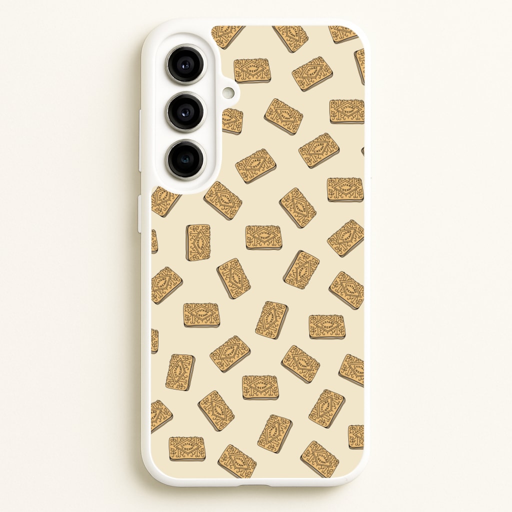 Custard Creams - Biscuits Patterns - Biscuits Patterns Phone Case for Galaxy A56