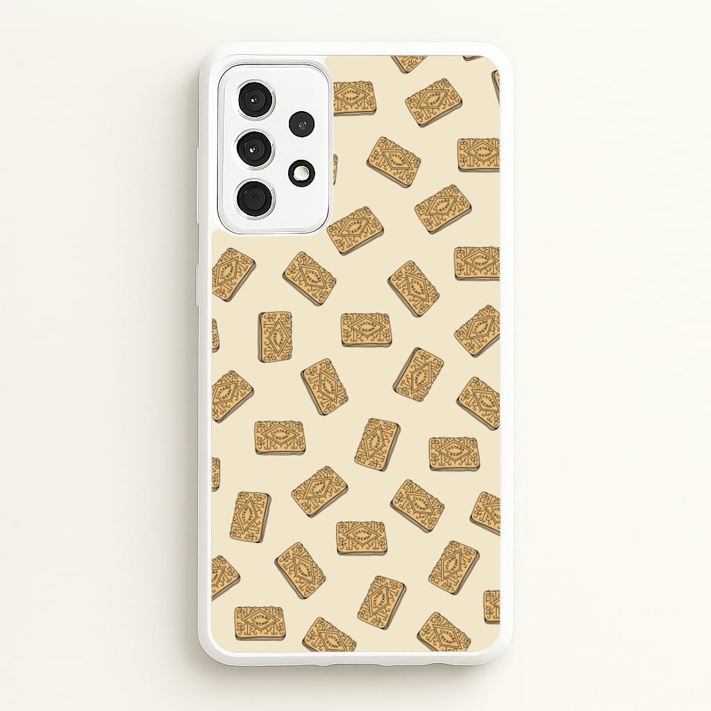 Custard Creams - Biscuits Patterns - Biscuits Patterns Phone Case for Galaxy A52 / A52s
