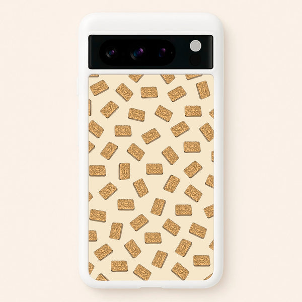 Custard Creams - Biscuits Patterns - Biscuits Patterns Phone Case for Google Pixel 8 Pro