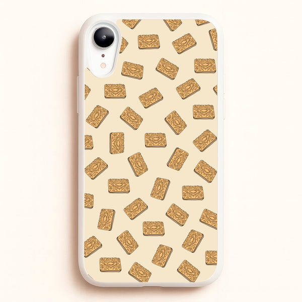 Custard Creams - Biscuits Patterns - Biscuits Patterns Phone Case for iPhone XR