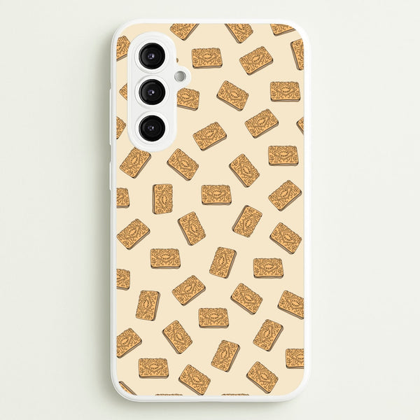 Custard Creams - Biscuits Patterns - Biscuits Patterns Phone Case for Galaxy S23FE