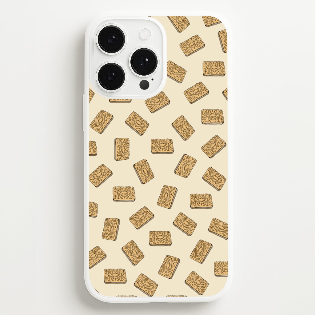 Custard Creams - Biscuits Patterns - Biscuits Patterns Phone Case for iPhone 13 Pro Max