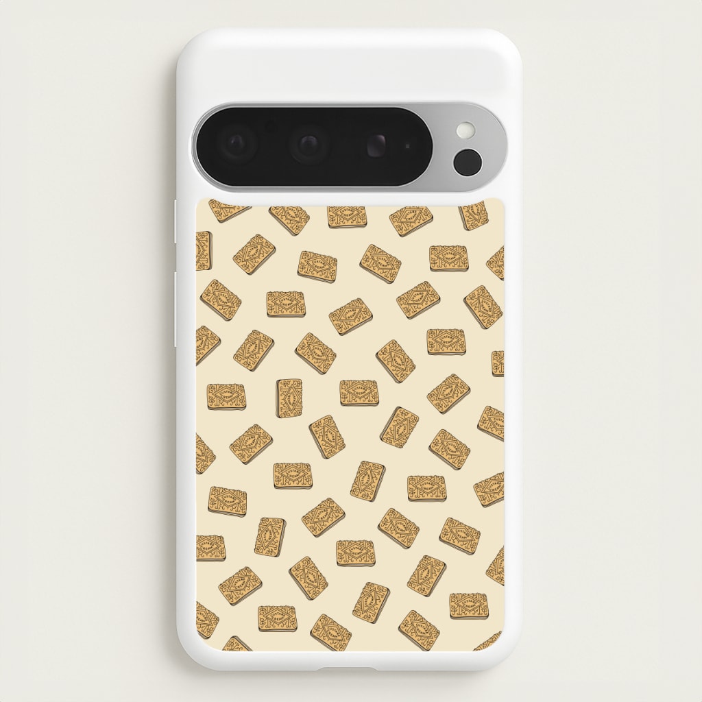 Custard Creams - Biscuits Patterns - Biscuits Patterns Phone Case for Google Pixel 9 Pro XL