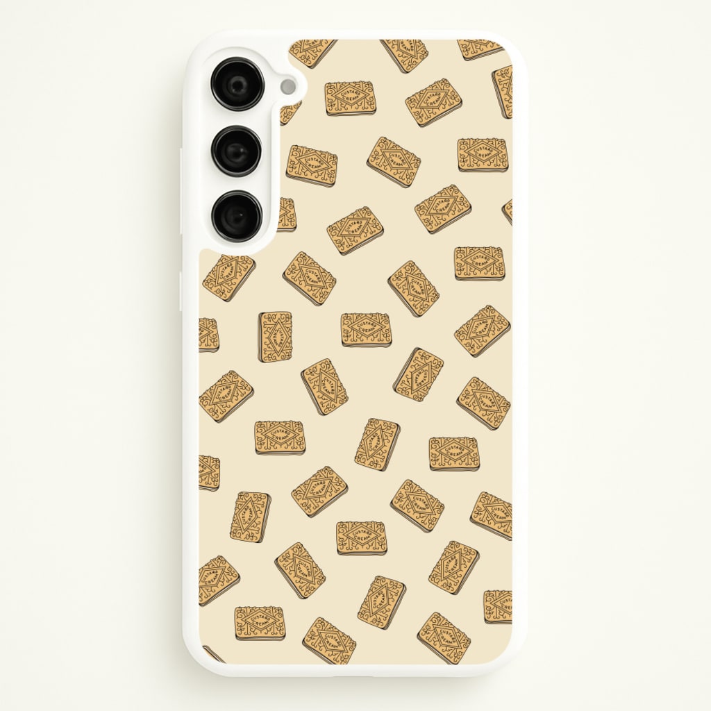 Custard Creams - Biscuits Patterns - Biscuits Patterns Phone Case for Galaxy S23 Plus